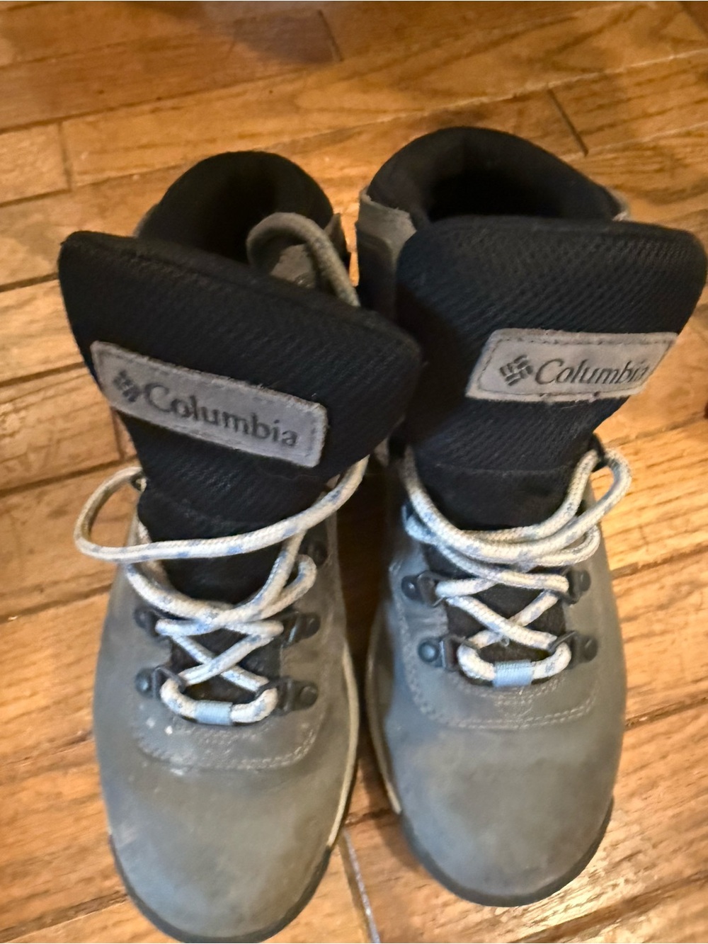 Columbia Gray and Black Waterproof Hiking Boots